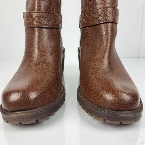 ZODIAC Georgia Round Toe Block Heel Zip-Up Riding Boot 8 M - Picture 9 of 12